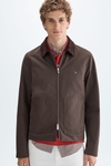 Technical cotton short jacket