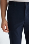 Cotton twill regular fit chino trousers