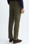 Cotton twill regular fit chino trousers
