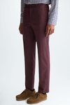 Cotton twill regular fit chino trousers