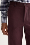 Cotton twill regular fit chino trousers