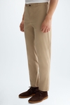 Cotton twill regular fit chino trousers