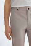 Pantalón chino regular fit sarga algodón