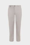 Pantalón chino regular fit sarga algodón