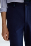 Cotton twill regular fit chino trousers