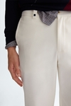 Cotton twill regular fit chino trousers