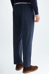 Cotton twill relaxed fit trousers