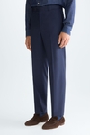 Pantalón de traje classic fit sarga lana