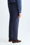 Pantalón de traje classic fit sarga lana