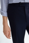 Tropical wool classic fit suit trousers