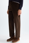 Cotton corduroy relaxed fit trousers