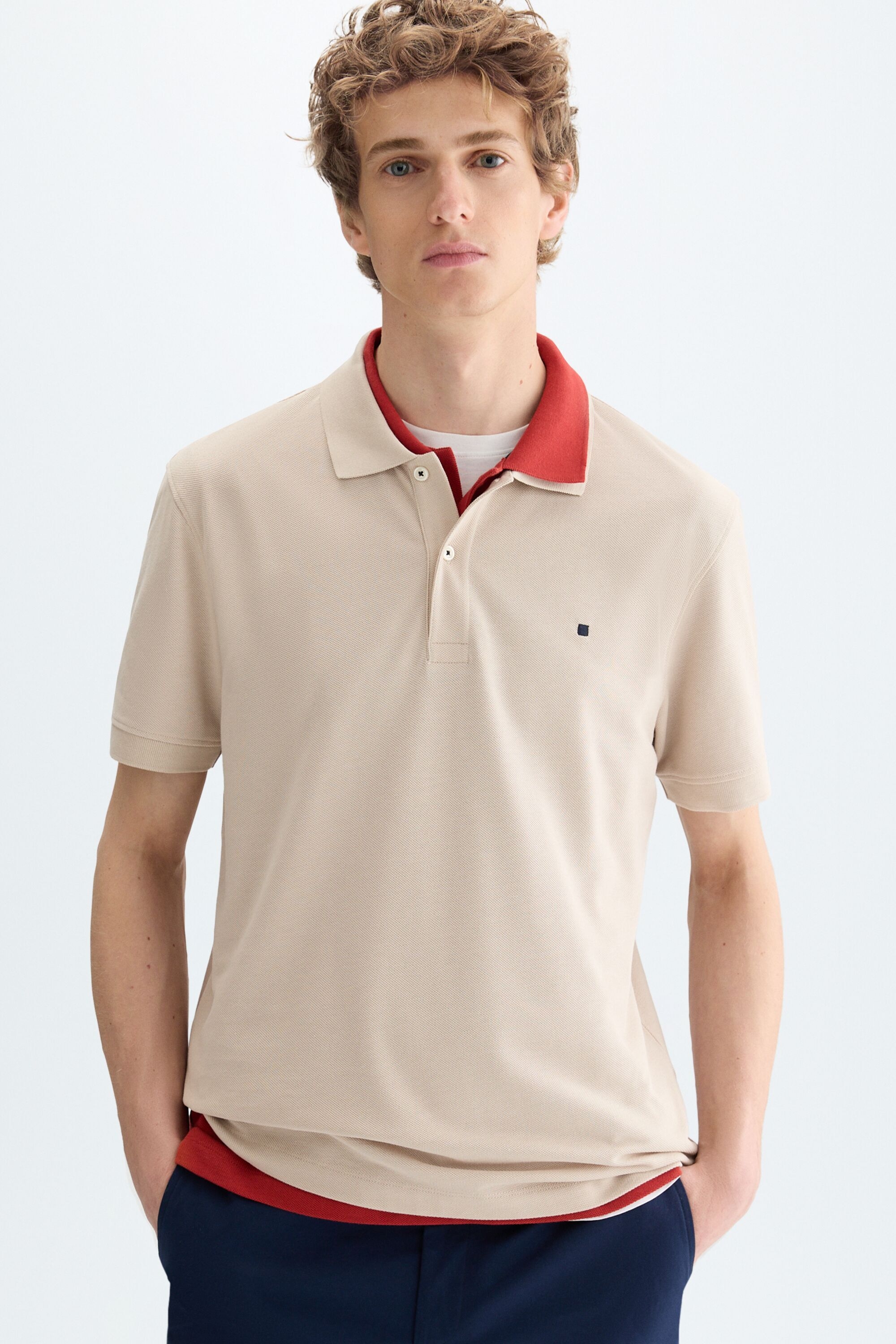 Piqué polo shirt