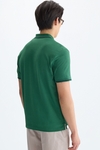 Piqué slim fit polo shirt