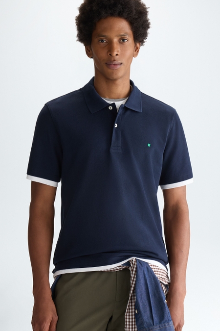 PIQUÉ DOUBLE POLO SHIRT