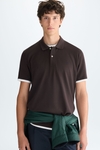 Polo doble piqué
