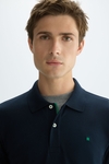 Piqué slim fit polo shirt