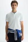 Piqué slim fit polo shirt