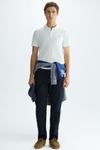 Piqué slim fit polo shirt