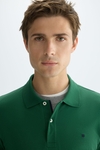 Piqué slim fit polo shirt