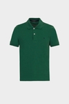 Piqué slim fit polo shirt