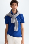 Piqué slim fit polo shirt