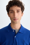Piqué slim fit polo shirt