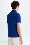 Piqué slim fit polo shirt