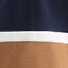 azul marino/marrón/blanco