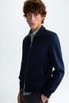 Technical cotton jacket