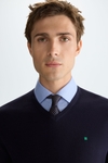 Merino wool V-neck sweater