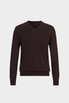 Merino wool V-neck sweater