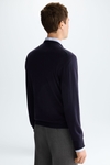 Merino wool crew-neck sweater
