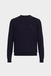 Merino wool crew-neck sweater