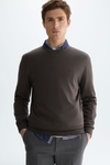 Merino wool crew-neck sweater