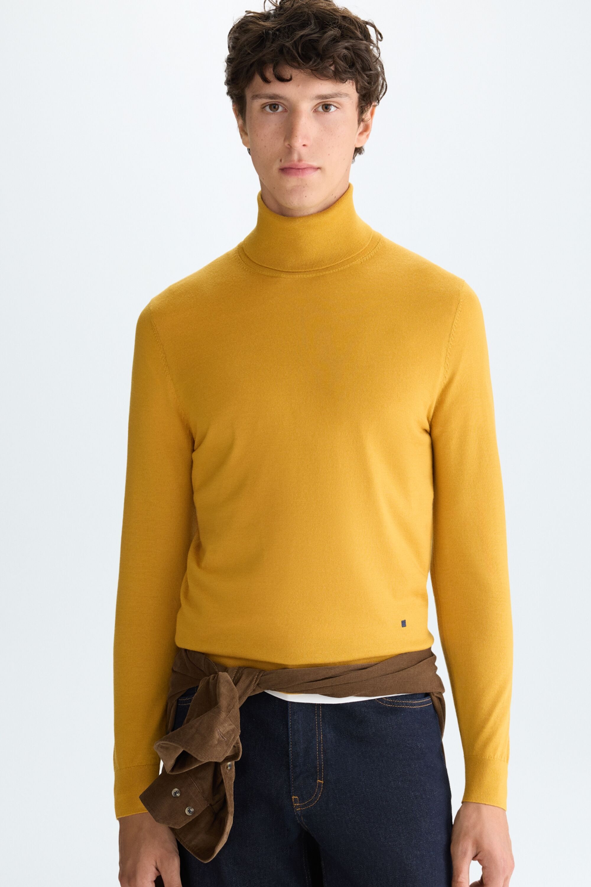 Turtleneck merino wool sweater