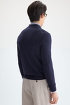 Merino wool polo shirt