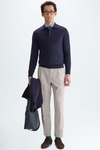 Merino wool polo shirt