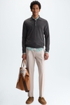 Merino wool polo shirt