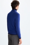 Merino wool knit polo shirt