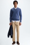 Cotton V-neck sweater