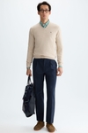 Cotton V-neck sweater