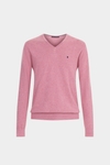 Cotton V-neck sweater