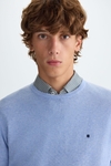 Cotton crew-neck sweater