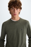 Cotton crew-neck sweater