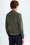 Cotton crew-neck sweater
