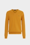 Pima cotton V-neck sweater