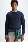 Pima cotton crew-neck sweater