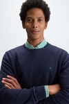 Pima cotton crew-neck sweater