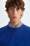 Pima cotton crew-neck sweater