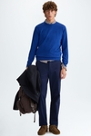 Pima cotton crew-neck sweater